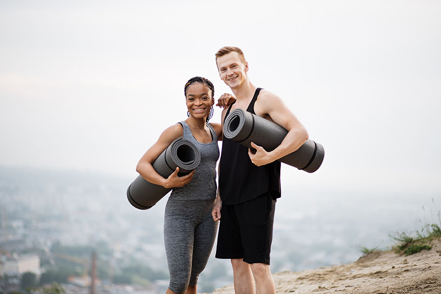 gym couple